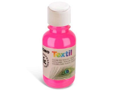 Barva na textil Primo fluo růžová, 125 ml