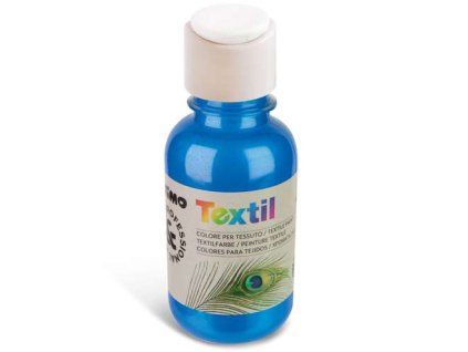 Barva na textil Primo metalická modrá, 125 ml