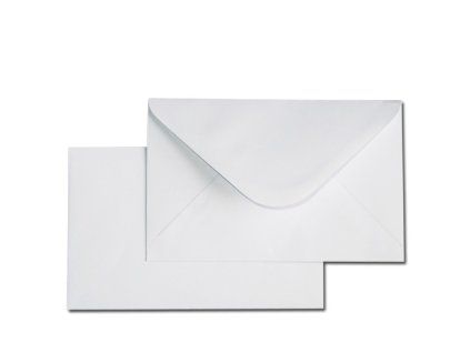 Obálka navštívenková 80 x 120 mm, bílá