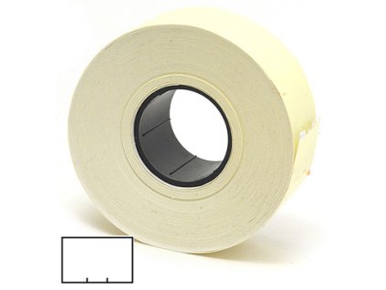 Etikety do kleští, 25 x 16 mm, bílé