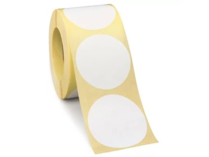 Samolepicí kolečka bílá, 40 mm, 500 ks