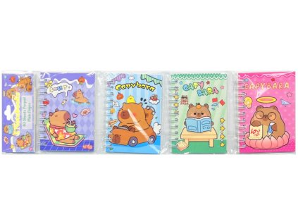 Blok A7 Capybara se spirálou, linkovaný