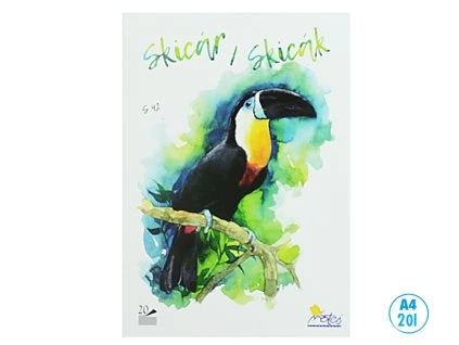 Skicák A4, 20 listů