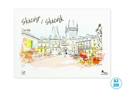 Skicák A3, 20 listů