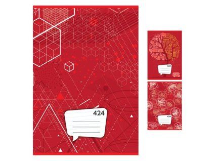 Sešit 424, 20 listů, linkovaný, A4