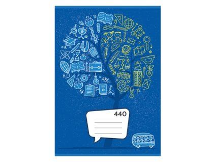Sešit 440, 40 listů, čistý, A4