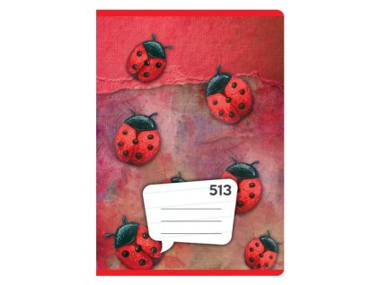 Sešit 513, 10 listů, linkovaný, A5