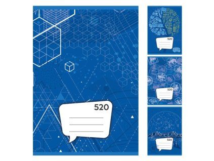 Sešit 520, 20 listů, čistý, A5