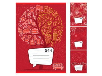 Sešit 544, 40 listů, linkovaný, A5