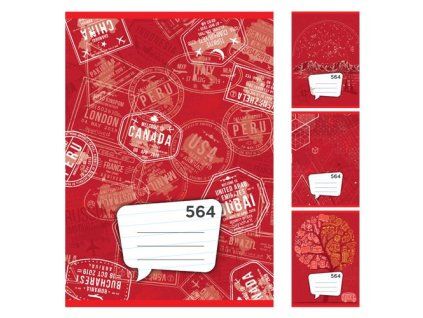 Sešit 564, 60 listů, linkovaný, A5