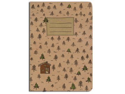 Sešit A5 BeBechy Chata, linkovaný, 52 listů