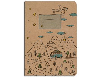 Sešit A5 BeBechy Hory, linkovaný, 52 listů