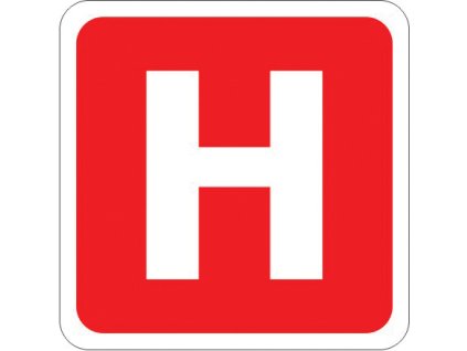 Samolepka Požární hydrant, 8 x 8 cm