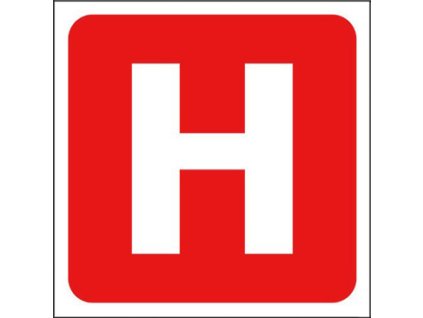 Samolepka Požární hydrant, 16 x 16 cm