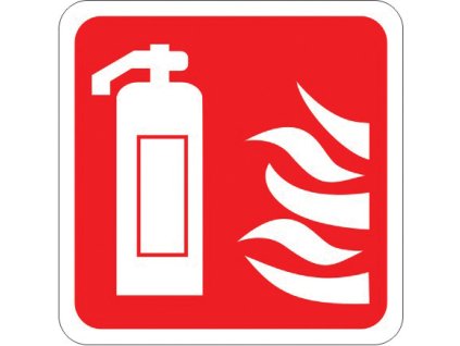 Samolepka Hasicí přístroj, 8x8 cm