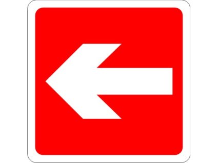 Samolepka Šipka červená, 11 x 11 cm