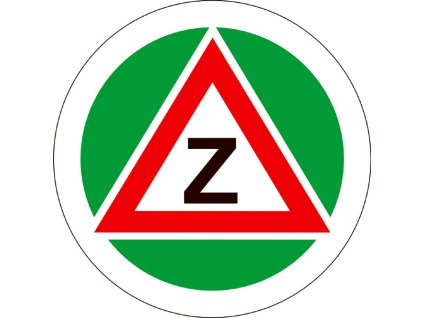 Reflexní samolepka Začátečník, průměr 12 cm