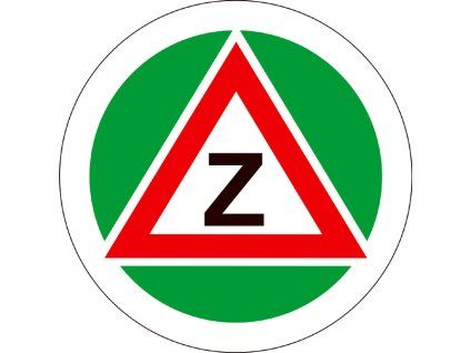 Samolepka Začátečník, průměr 12 cm