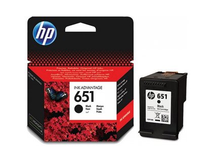 HP cartridge 651 černá, C2P10AE