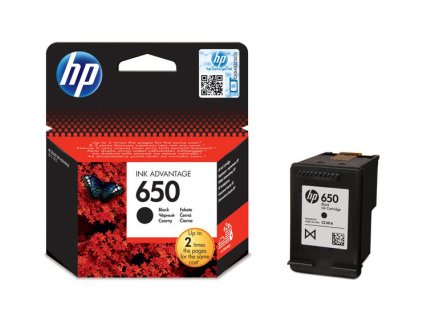 HP cartridge 650 (CZ101AE), černá