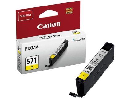 Canon cartridge CLI-571, žlutá