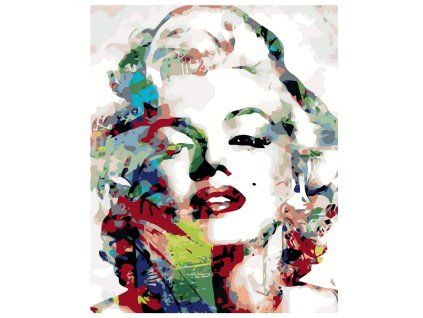Malování podle čísel - Marilyn Monroe, 40 x 50 cm