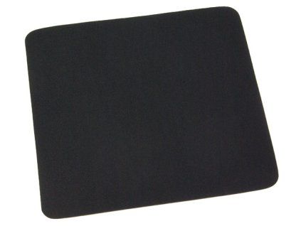 Podložka pod myš textilní černá, 220 x 240 mm