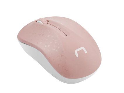 Myš bezdrátová Natec 1600, růžová