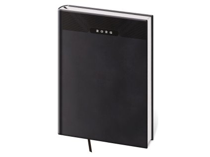 Týdenní diář 2026 Print Classic, A5, černý