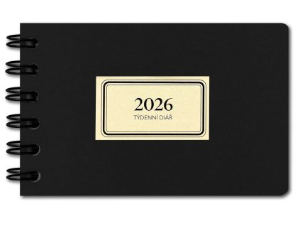 Týdenní diář 2026 Bobo Retro mini, 85 x 55 mm
