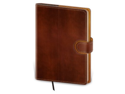 Denní diář 2026 Flip, A5, hnědý