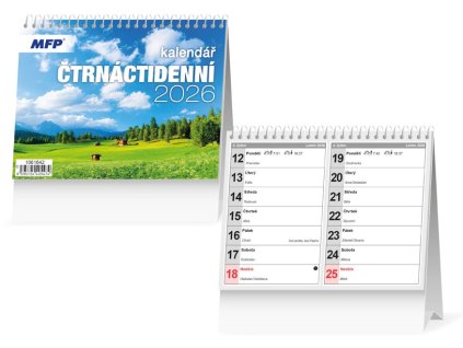 Stolní kalendář 2026 Čtrnáctidenní