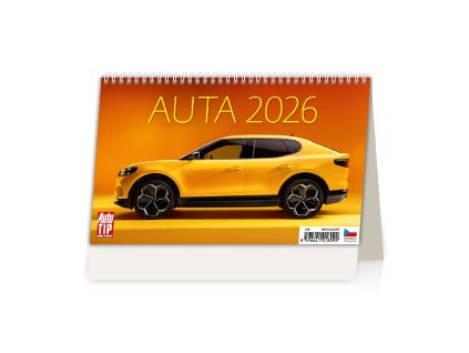 Stolní kalendář 2026 Auta