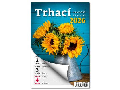 Nástěnný kalendář 2026 Týdenní trhací A5