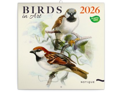 Nástěnný kalendář 2026 Ptáčci