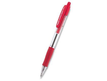 Propiska Pilot Super Grip, hrot F, červená