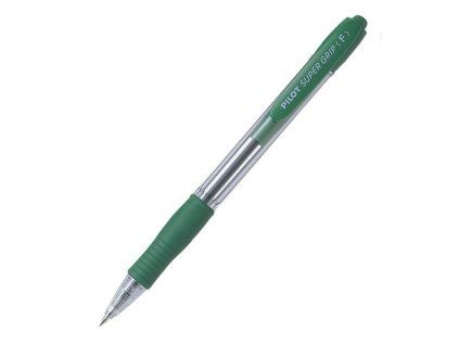 Propiska Pilot Super Grip, hrot F, zelená
