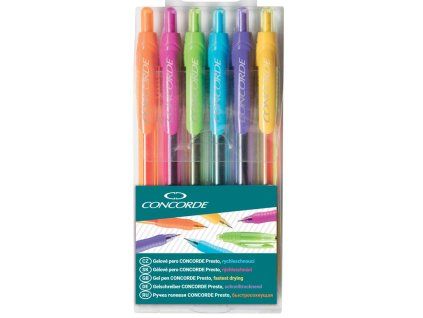 Sada barevných propisek Concorde, 6 ks