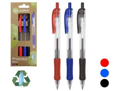 Sada propisek ECO Luma, 3 barvy