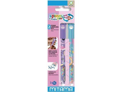 Roller Spinny Pen Mitama 2 ks, 0,7 mm, gumovací