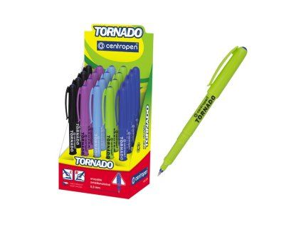 Roller Centropen Tornado 2675, školní pero, mix barev