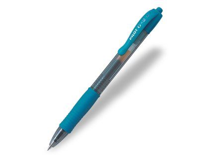 Roller Pilot G-2, hrot 0,7, gelový, tyrkysový
