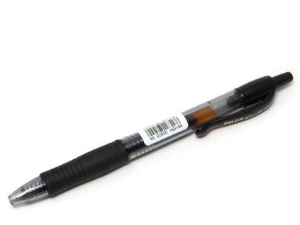 Roller Pilot G-2, hrot 0,7, gelový, černý