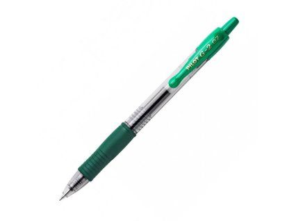 Roller Pilot G-2, hrot 0,7, gelový, zelený