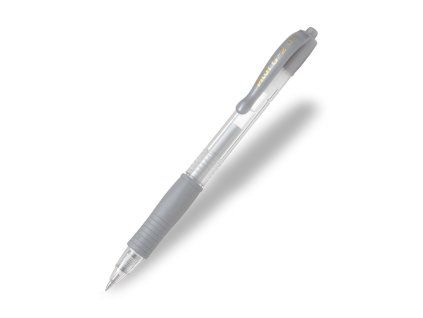 Roller Pilot G-2, hrot 0,7, gelový, stříbrný