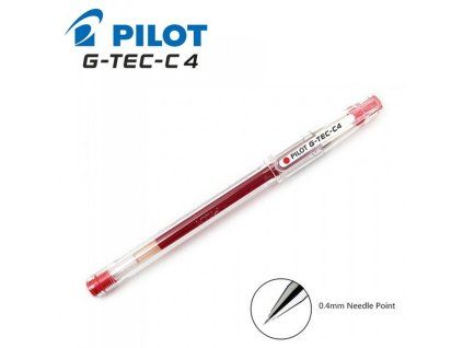 Roller Pilot G-TEC, 0,4, BL-GC4-BN, červený