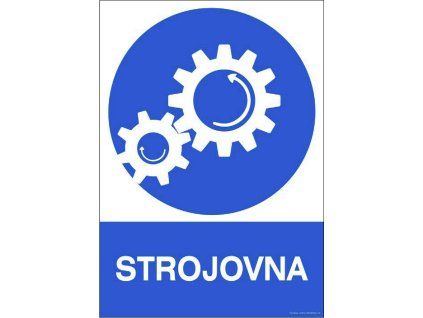 Samolepka Strojovna, různé velikosti