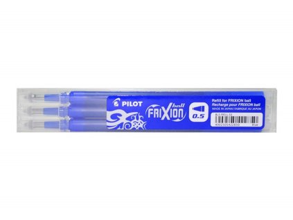 Náplň do rolleru Pilot Frixion 0.5, 3 ks (Varianta modrá)