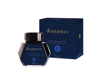 Inkoust Waterman modrý, smývatelný  50 ml