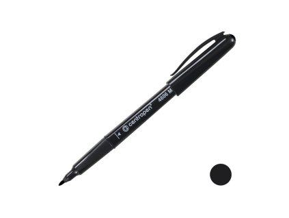 Fix Centropen 4606, permanent na CD/DVD, 1mm, různé barvy (Varianta černý)